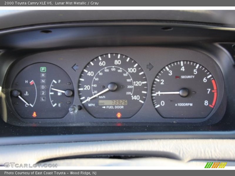 Lunar Mist Metallic / Gray 2000 Toyota Camry XLE V6