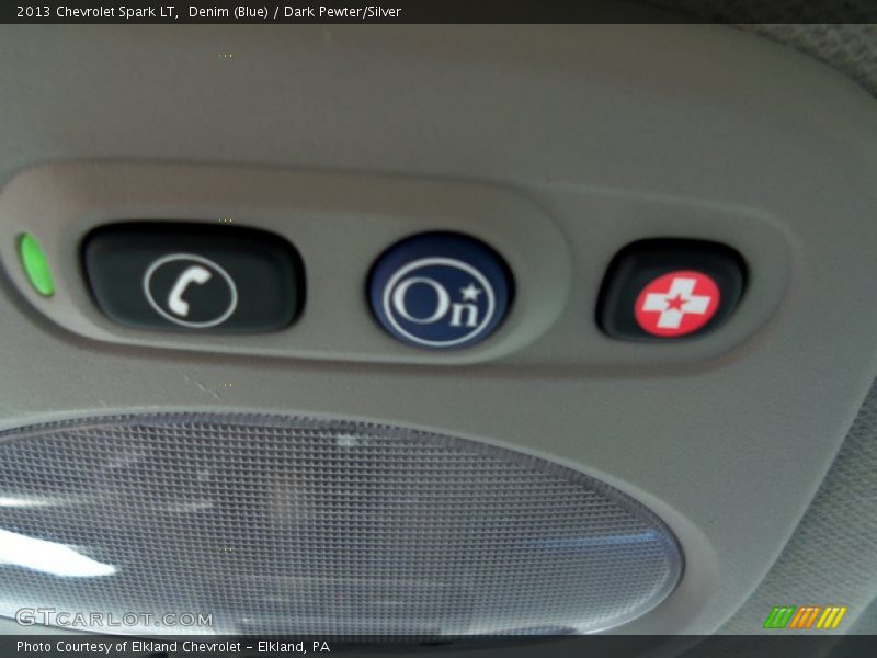 Denim (Blue) / Dark Pewter/Silver 2013 Chevrolet Spark LT