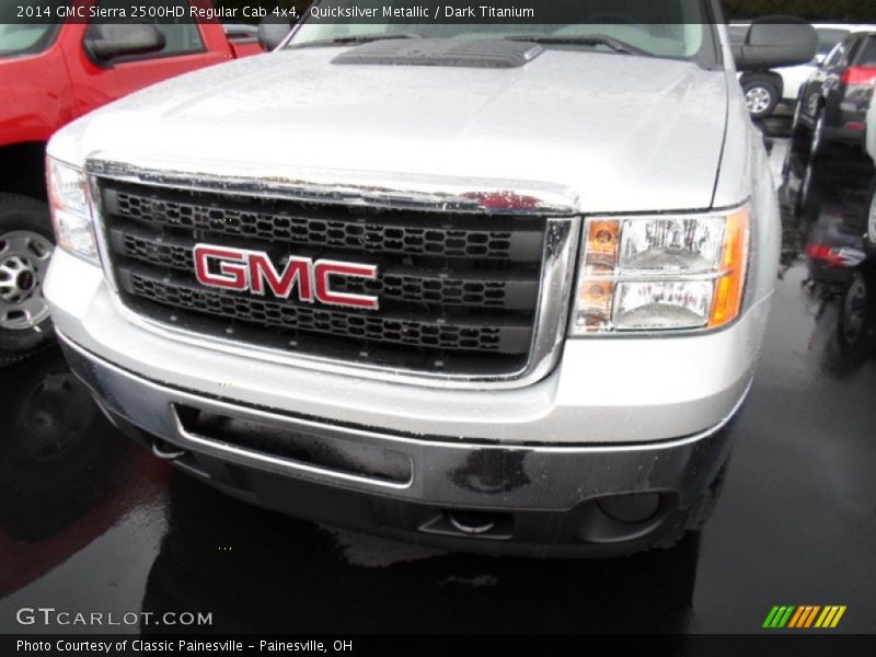 Quicksilver Metallic / Dark Titanium 2014 GMC Sierra 2500HD Regular Cab 4x4