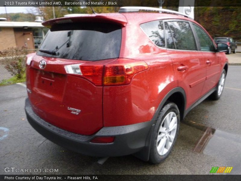 Barcelona Red Metallic / Black 2013 Toyota RAV4 Limited AWD