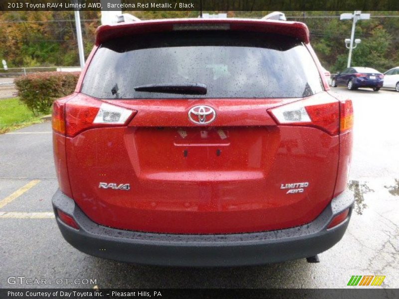 Barcelona Red Metallic / Black 2013 Toyota RAV4 Limited AWD