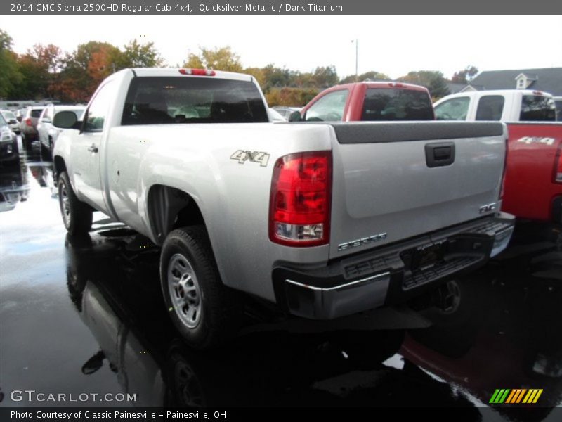  2014 Sierra 2500HD Regular Cab 4x4 Quicksilver Metallic