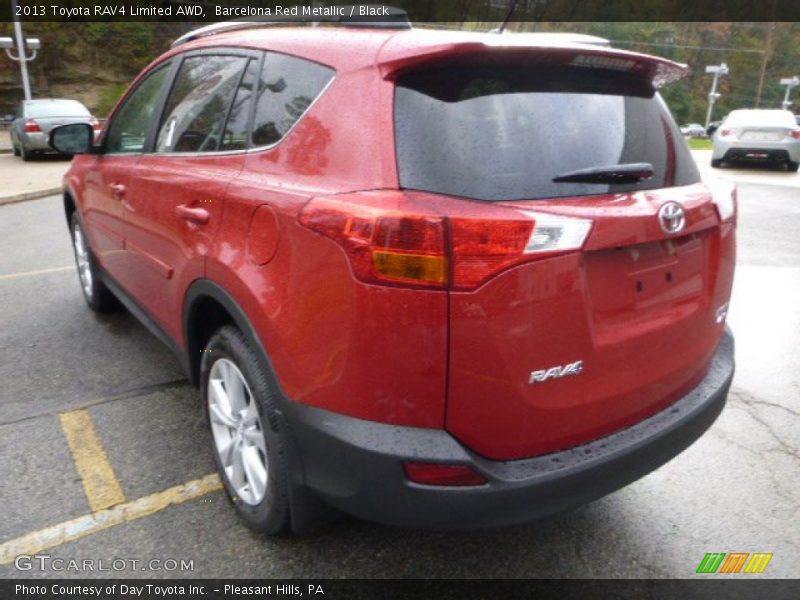 Barcelona Red Metallic / Black 2013 Toyota RAV4 Limited AWD