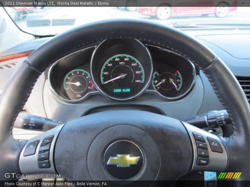 Mocha Steel Metallic / Ebony 2011 Chevrolet Malibu LTZ