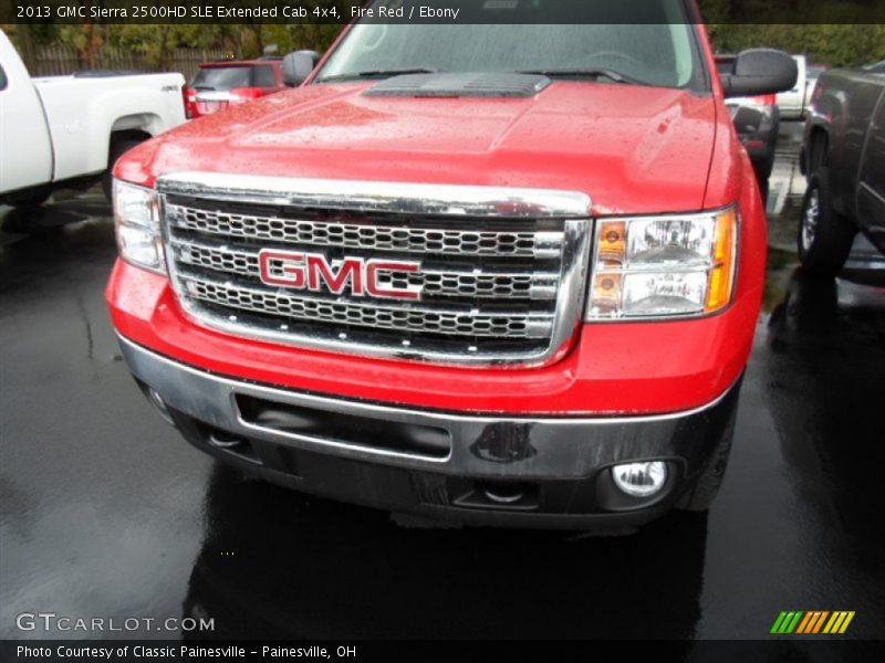 Fire Red / Ebony 2013 GMC Sierra 2500HD SLE Extended Cab 4x4