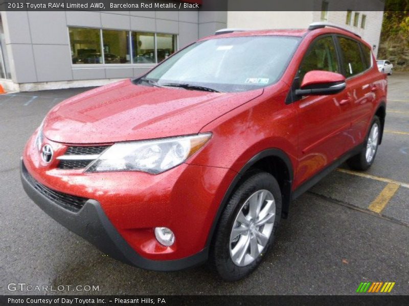 Barcelona Red Metallic / Black 2013 Toyota RAV4 Limited AWD