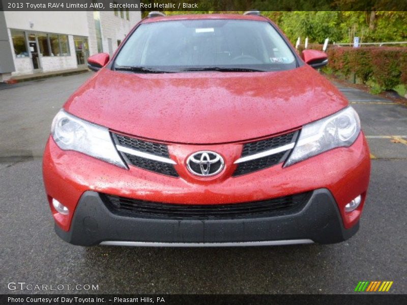 Barcelona Red Metallic / Black 2013 Toyota RAV4 Limited AWD