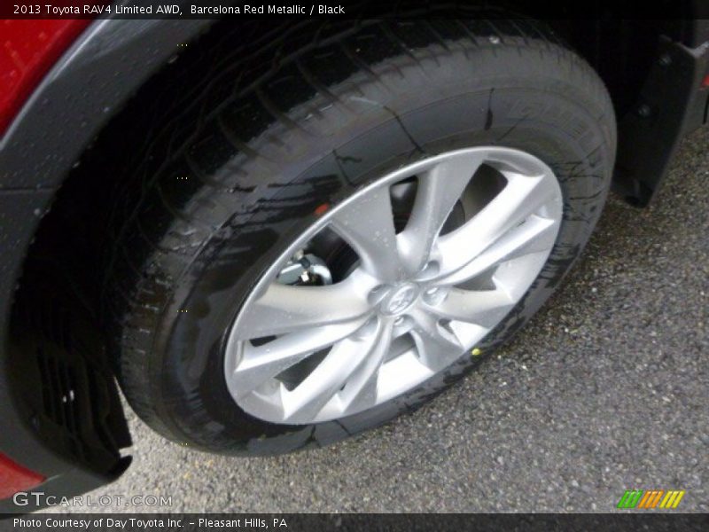 Barcelona Red Metallic / Black 2013 Toyota RAV4 Limited AWD