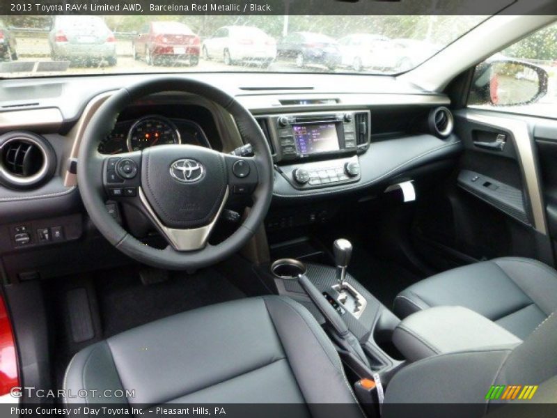 Barcelona Red Metallic / Black 2013 Toyota RAV4 Limited AWD