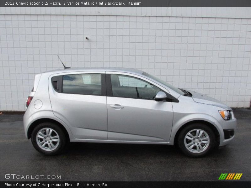 Silver Ice Metallic / Jet Black/Dark Titanium 2012 Chevrolet Sonic LS Hatch