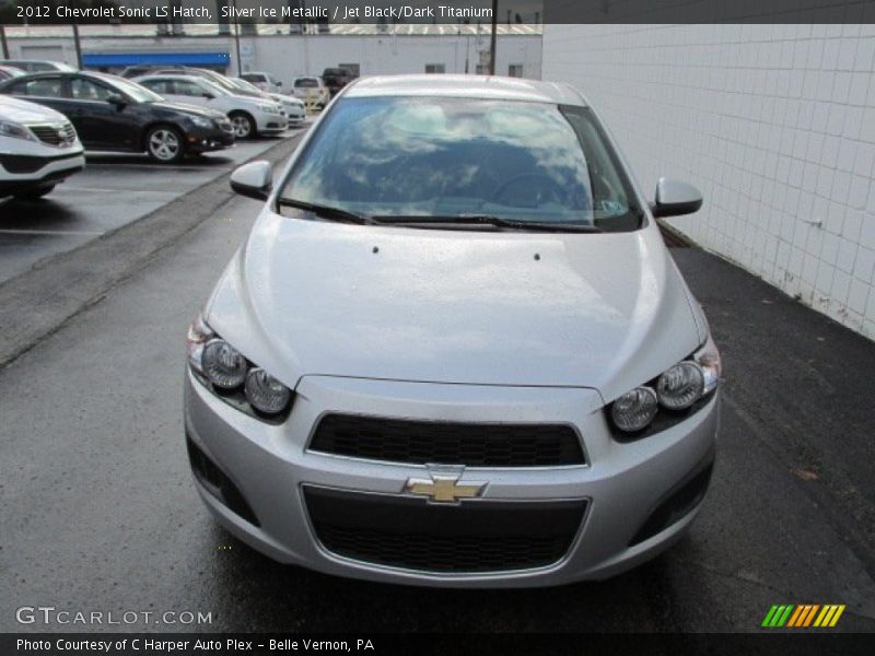 Silver Ice Metallic / Jet Black/Dark Titanium 2012 Chevrolet Sonic LS Hatch