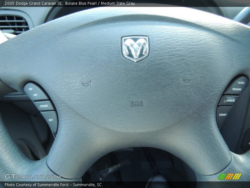 Butane Blue Pearl / Medium Slate Gray 2005 Dodge Grand Caravan SE