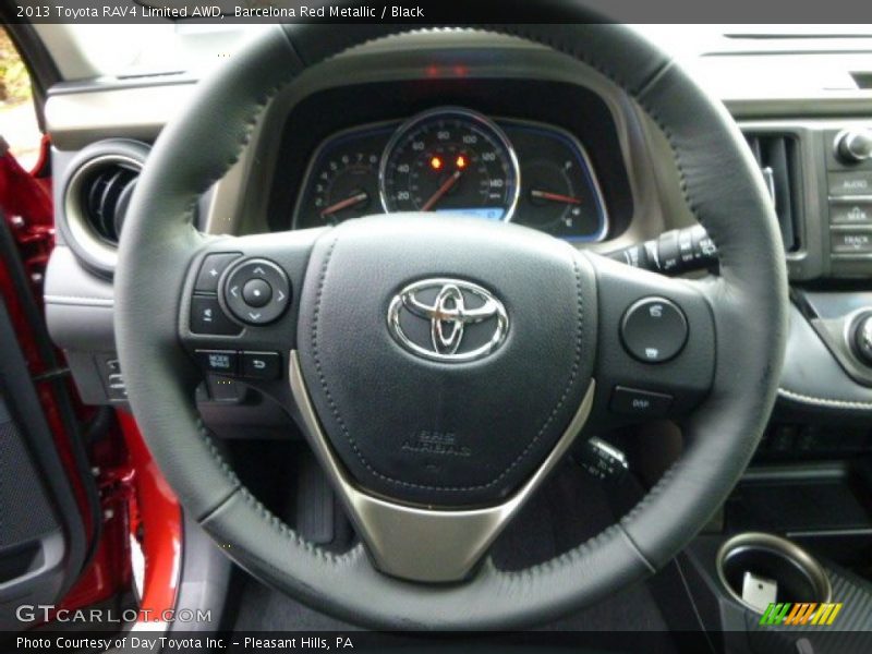 Barcelona Red Metallic / Black 2013 Toyota RAV4 Limited AWD