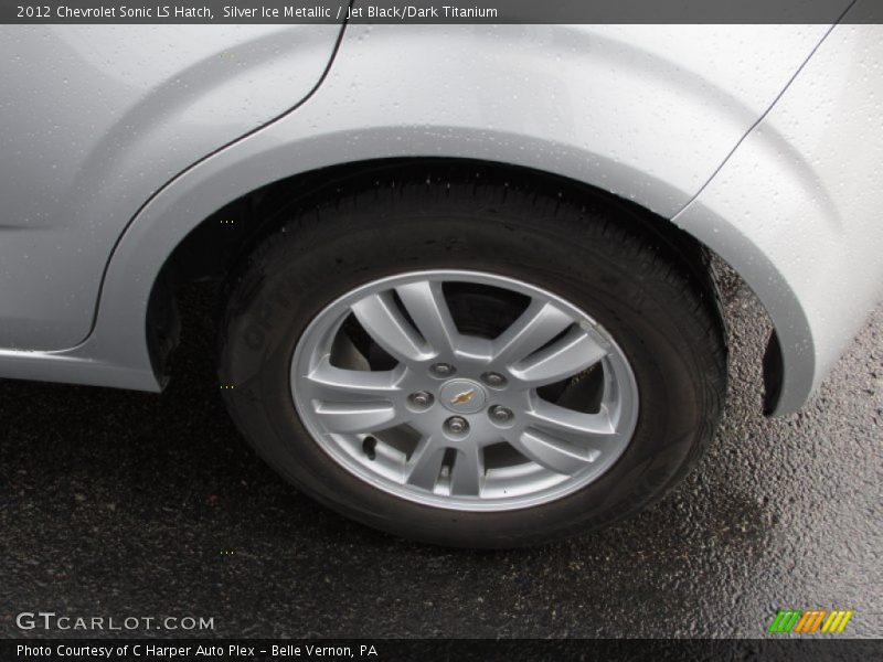 Silver Ice Metallic / Jet Black/Dark Titanium 2012 Chevrolet Sonic LS Hatch