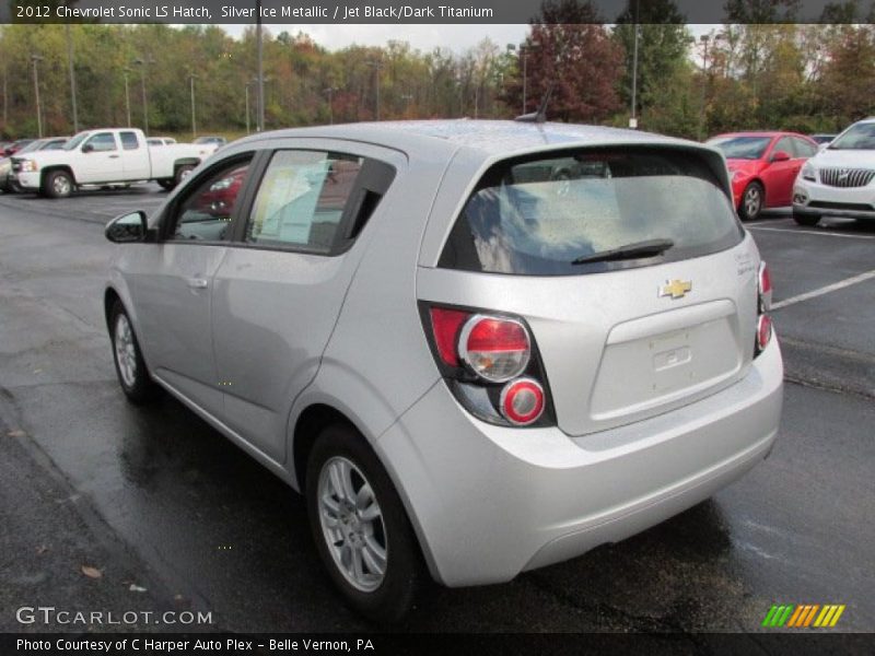 Silver Ice Metallic / Jet Black/Dark Titanium 2012 Chevrolet Sonic LS Hatch