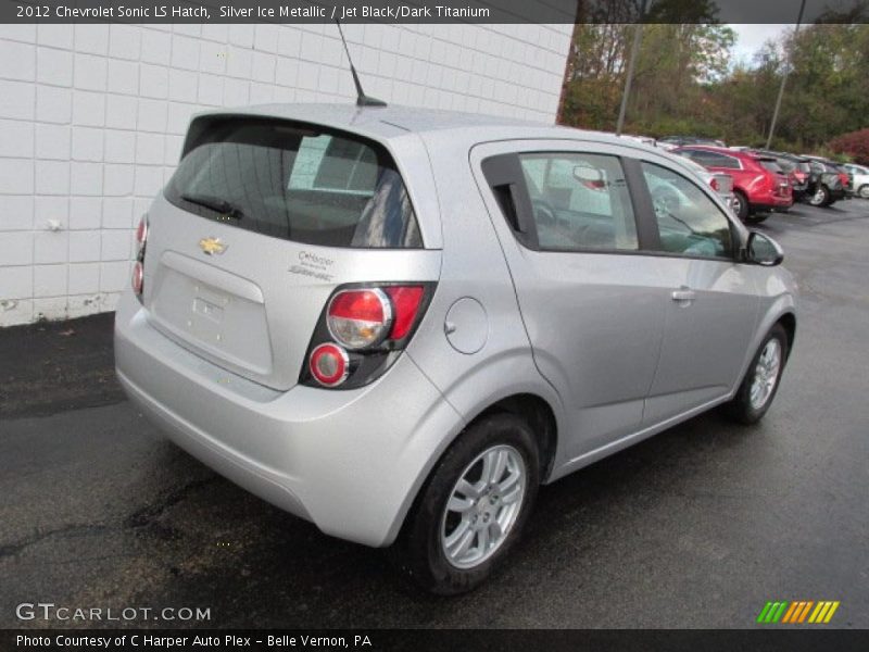 Silver Ice Metallic / Jet Black/Dark Titanium 2012 Chevrolet Sonic LS Hatch