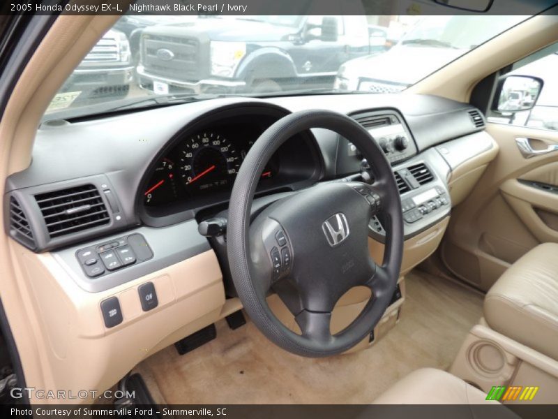 Nighthawk Black Pearl / Ivory 2005 Honda Odyssey EX-L