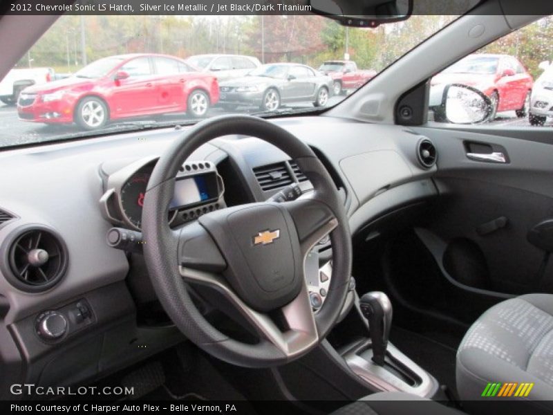 Silver Ice Metallic / Jet Black/Dark Titanium 2012 Chevrolet Sonic LS Hatch