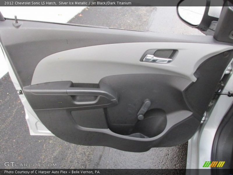 Silver Ice Metallic / Jet Black/Dark Titanium 2012 Chevrolet Sonic LS Hatch