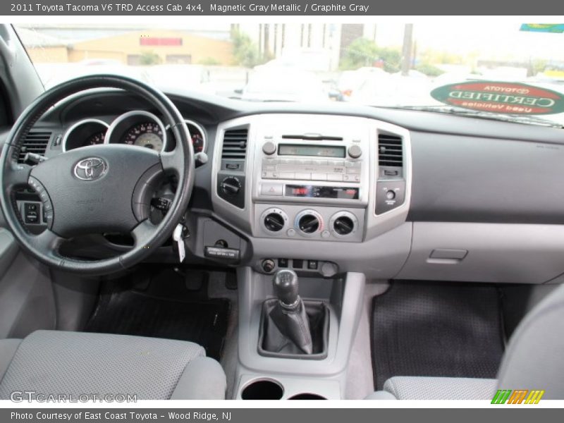 Magnetic Gray Metallic / Graphite Gray 2011 Toyota Tacoma V6 TRD Access Cab 4x4