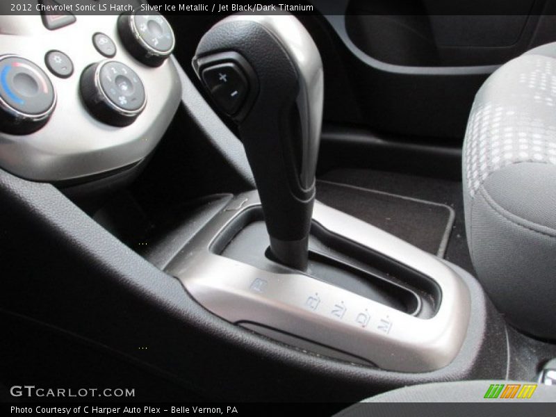 Silver Ice Metallic / Jet Black/Dark Titanium 2012 Chevrolet Sonic LS Hatch