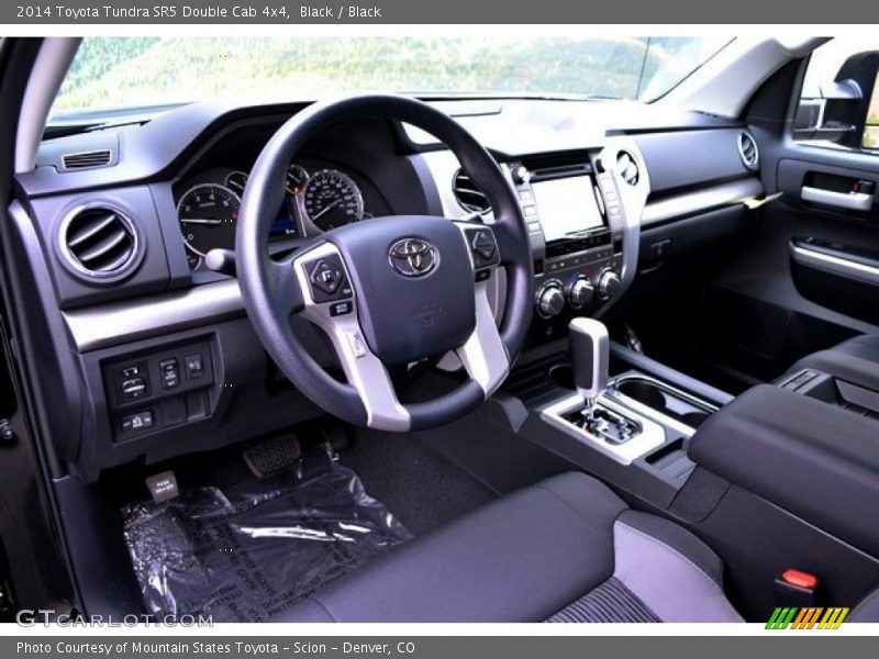 Black / Black 2014 Toyota Tundra SR5 Double Cab 4x4