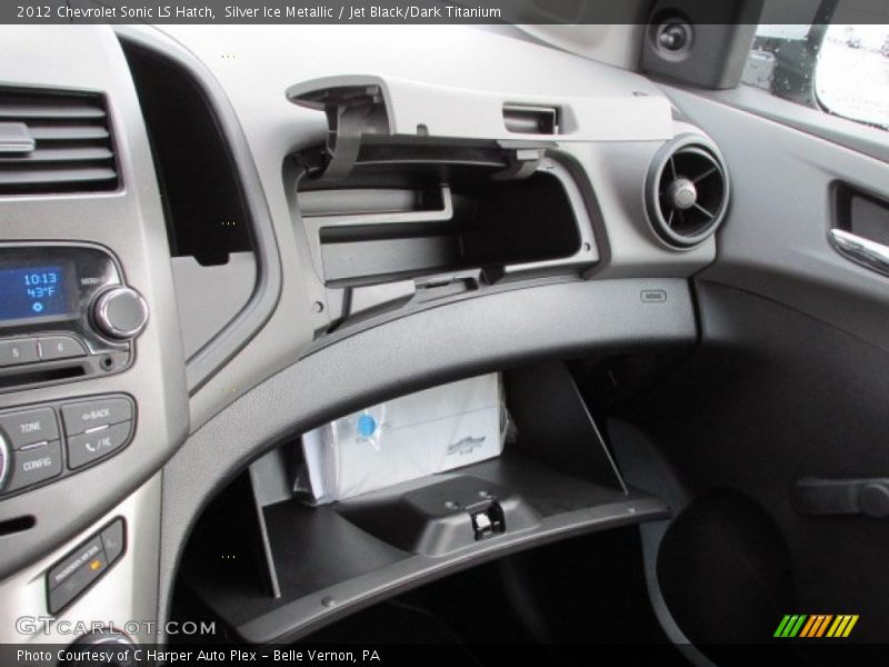 Silver Ice Metallic / Jet Black/Dark Titanium 2012 Chevrolet Sonic LS Hatch