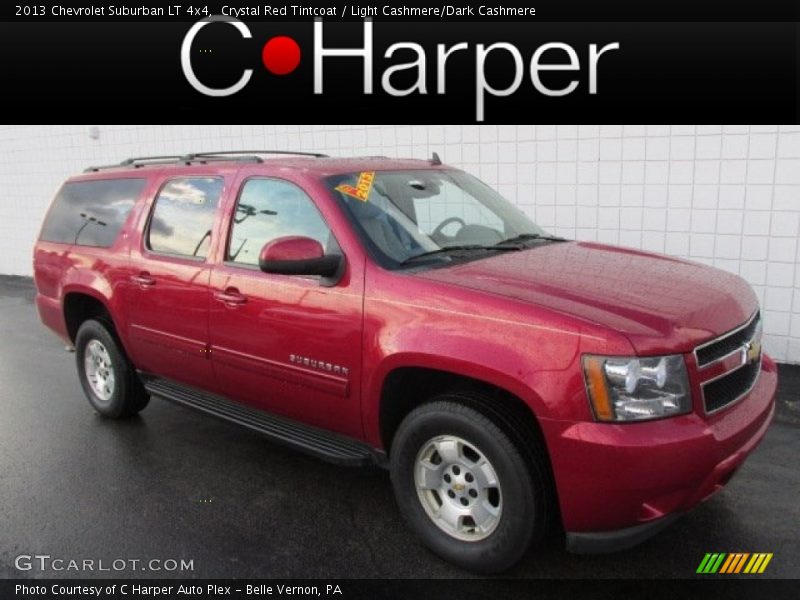 Crystal Red Tintcoat / Light Cashmere/Dark Cashmere 2013 Chevrolet Suburban LT 4x4