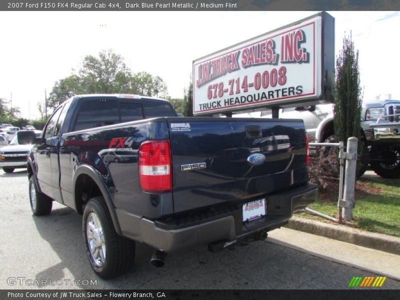 Dark Blue Pearl Metallic / Medium Flint 2007 Ford F150 FX4 Regular Cab 4x4