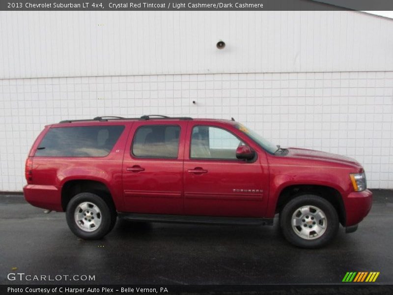 Crystal Red Tintcoat / Light Cashmere/Dark Cashmere 2013 Chevrolet Suburban LT 4x4