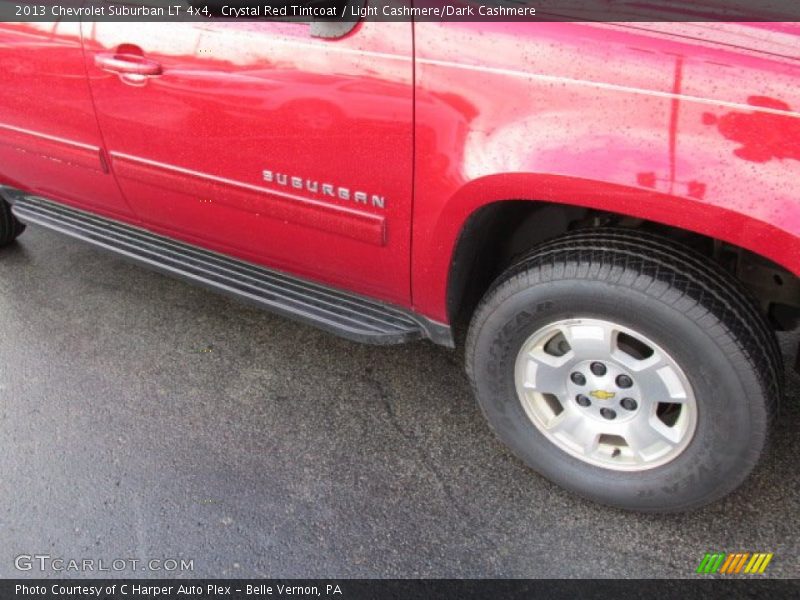 Crystal Red Tintcoat / Light Cashmere/Dark Cashmere 2013 Chevrolet Suburban LT 4x4