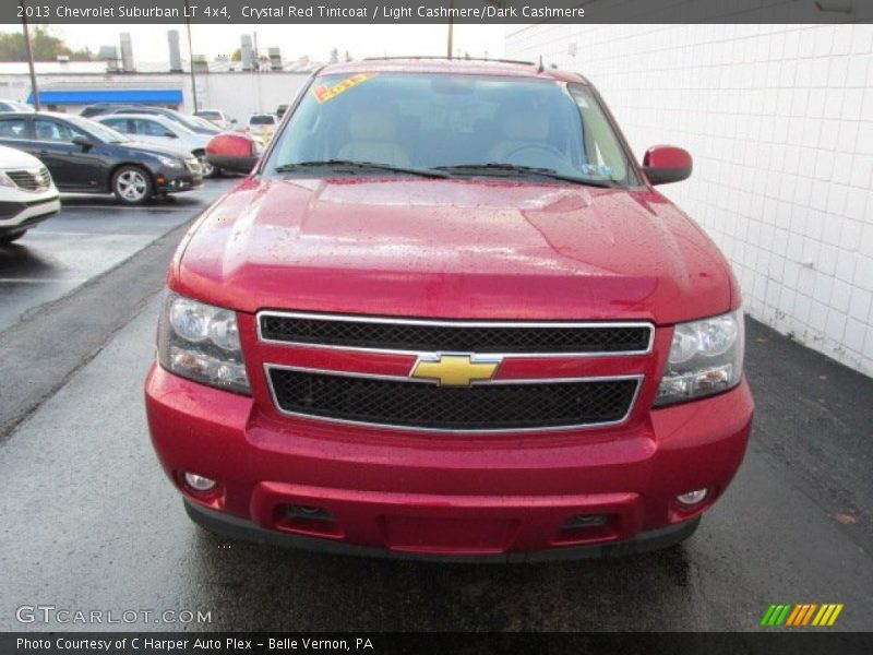 Crystal Red Tintcoat / Light Cashmere/Dark Cashmere 2013 Chevrolet Suburban LT 4x4