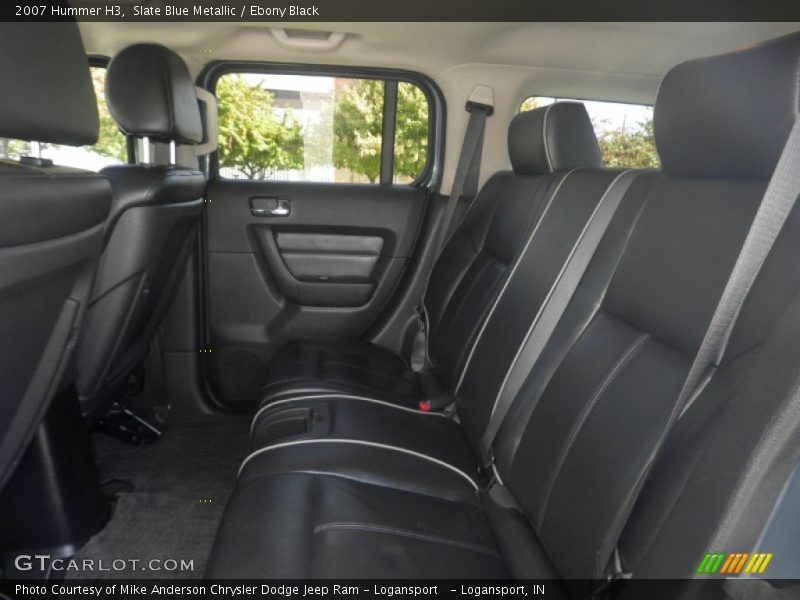 Slate Blue Metallic / Ebony Black 2007 Hummer H3