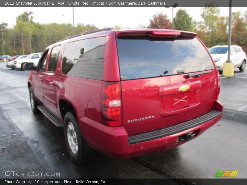 Crystal Red Tintcoat / Light Cashmere/Dark Cashmere 2013 Chevrolet Suburban LT 4x4