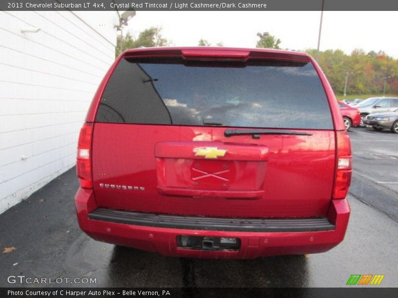 Crystal Red Tintcoat / Light Cashmere/Dark Cashmere 2013 Chevrolet Suburban LT 4x4