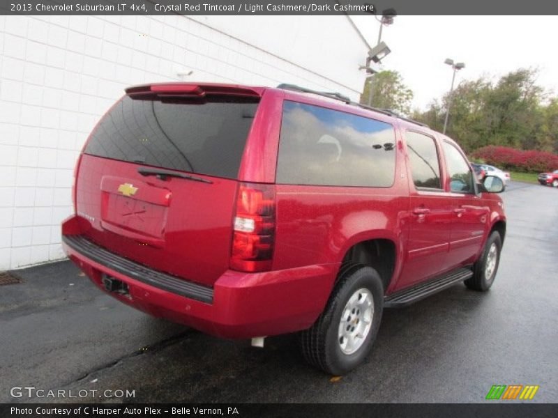 Crystal Red Tintcoat / Light Cashmere/Dark Cashmere 2013 Chevrolet Suburban LT 4x4