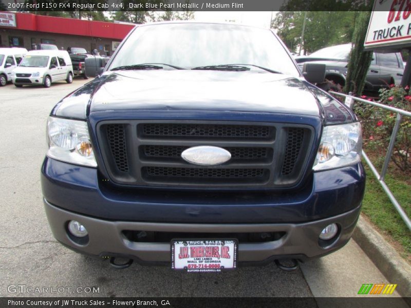 Dark Blue Pearl Metallic / Medium Flint 2007 Ford F150 FX4 Regular Cab 4x4