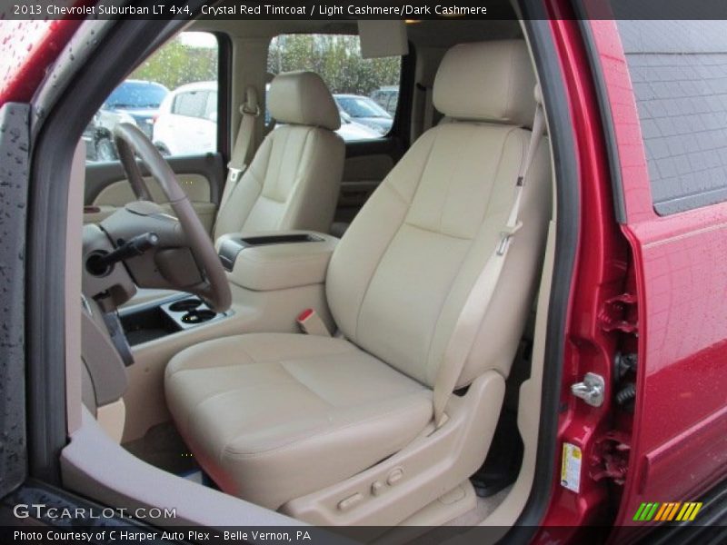 Crystal Red Tintcoat / Light Cashmere/Dark Cashmere 2013 Chevrolet Suburban LT 4x4