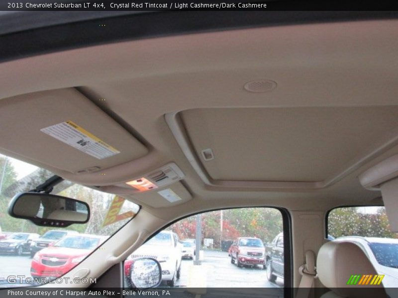 Crystal Red Tintcoat / Light Cashmere/Dark Cashmere 2013 Chevrolet Suburban LT 4x4