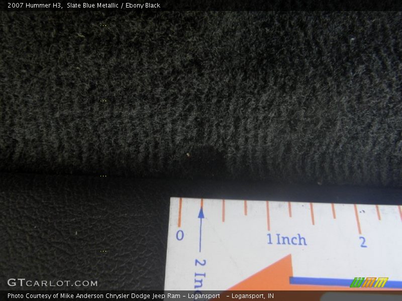 Slate Blue Metallic / Ebony Black 2007 Hummer H3