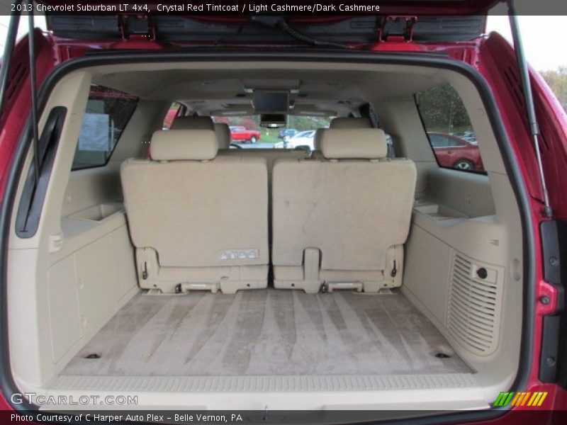 Crystal Red Tintcoat / Light Cashmere/Dark Cashmere 2013 Chevrolet Suburban LT 4x4