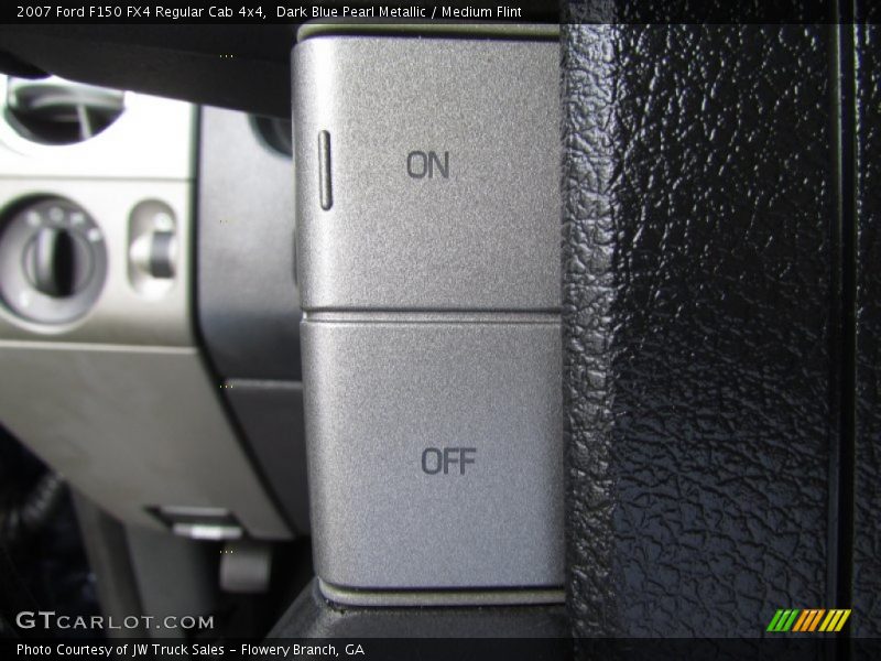 Dark Blue Pearl Metallic / Medium Flint 2007 Ford F150 FX4 Regular Cab 4x4