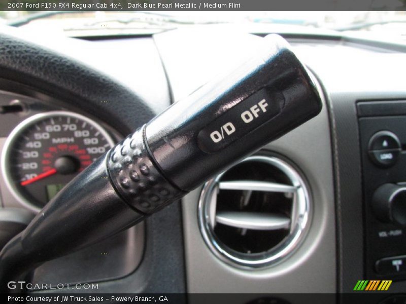 Dark Blue Pearl Metallic / Medium Flint 2007 Ford F150 FX4 Regular Cab 4x4