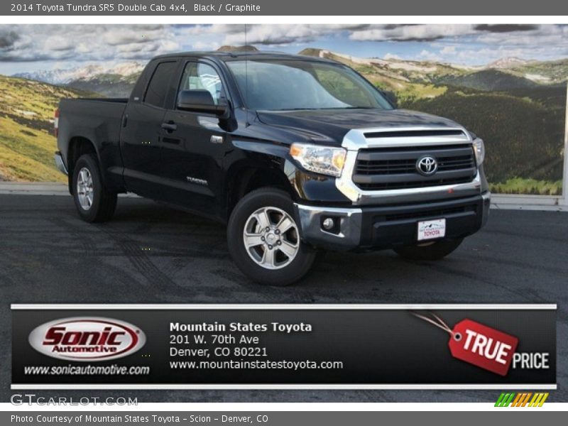 Black / Graphite 2014 Toyota Tundra SR5 Double Cab 4x4