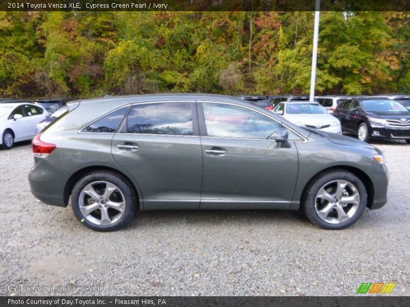  2014 Venza XLE Cypress Green Pearl