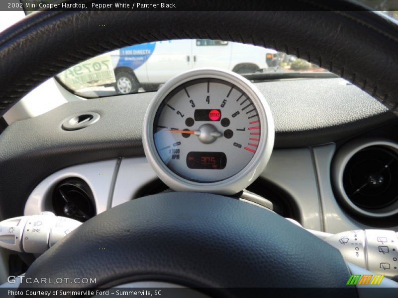 Pepper White / Panther Black 2002 Mini Cooper Hardtop