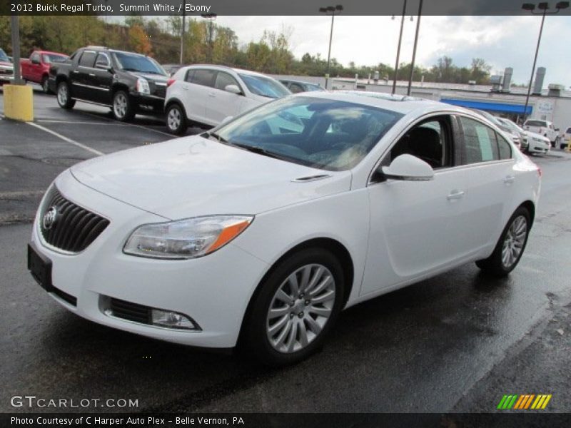 Summit White / Ebony 2012 Buick Regal Turbo