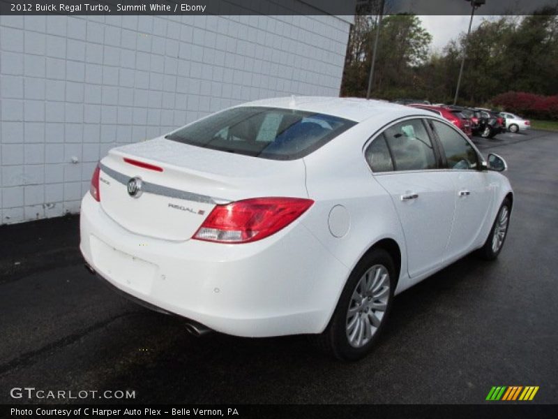 Summit White / Ebony 2012 Buick Regal Turbo