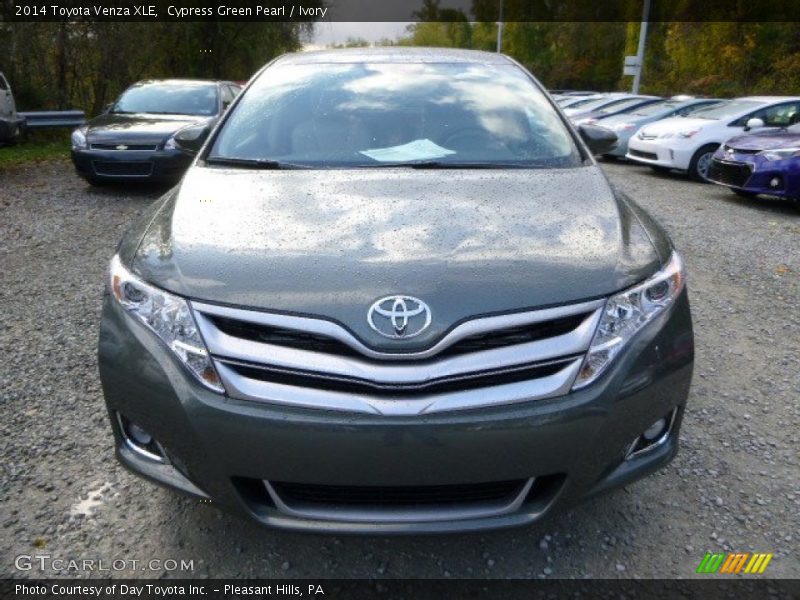 Cypress Green Pearl / Ivory 2014 Toyota Venza XLE
