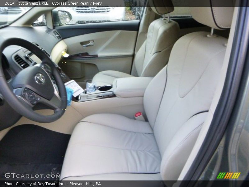 Cypress Green Pearl / Ivory 2014 Toyota Venza XLE